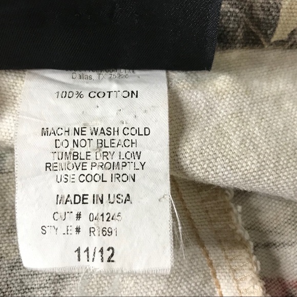 Vintage ROUGHRIDER Capri Pants Cowboy Ranch Cactus - Picture 9 of 11